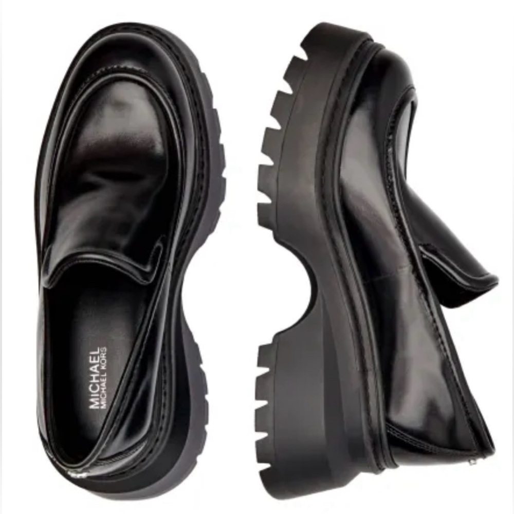 MICHAEL MICHAEL KORS
Shiloh Leather Loafer Black Size 8.5 - Picture 4 of 12